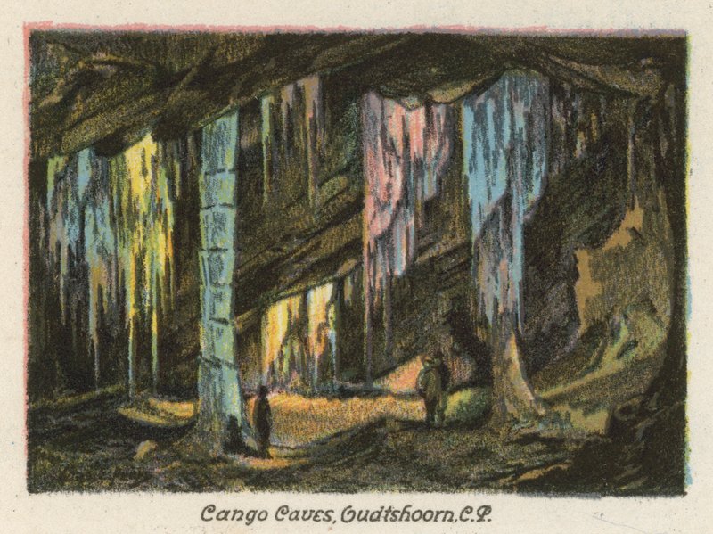 Sydafrika: Cango Caves, Oudtshoorn, CP (färglitografi) av Charles Ernest Peers