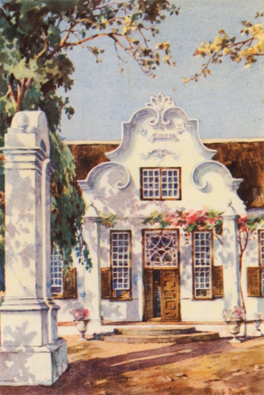 Sydafrika: "Morning Star", Somerset West (färglitografi) av Charles Ernest Peers