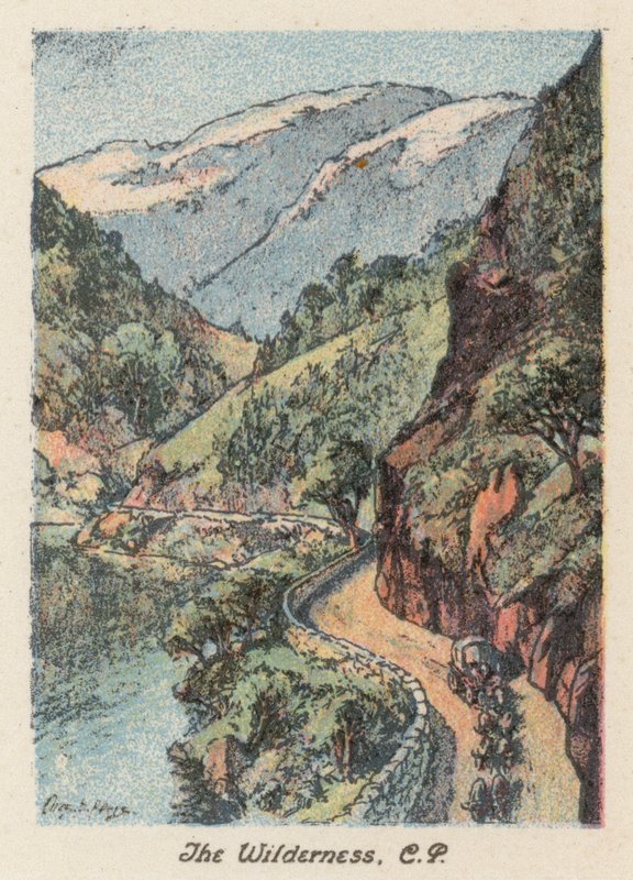Sydafrika: The Wilderness, CP (färglitografi) av Charles Ernest Peers