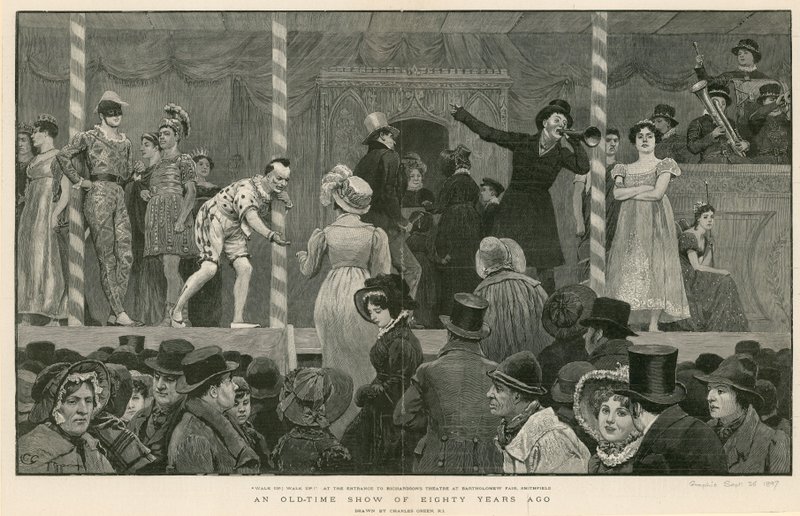 Bartholomew Fair, London: En gammaldags show för åttio år sedan av Charles Green