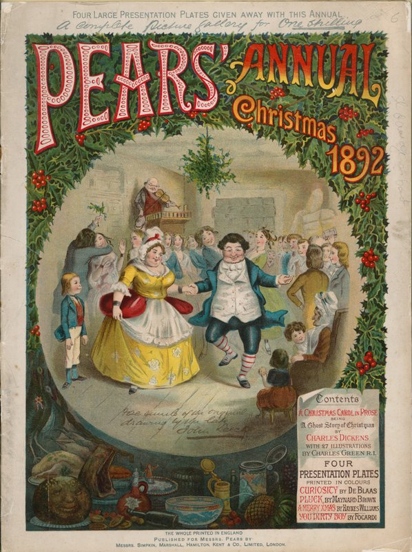 Framsida av Pears Christmas Annual, 1892 av Charles Green