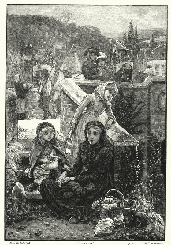 "Burdens" (gravyr) av Charles Gregory