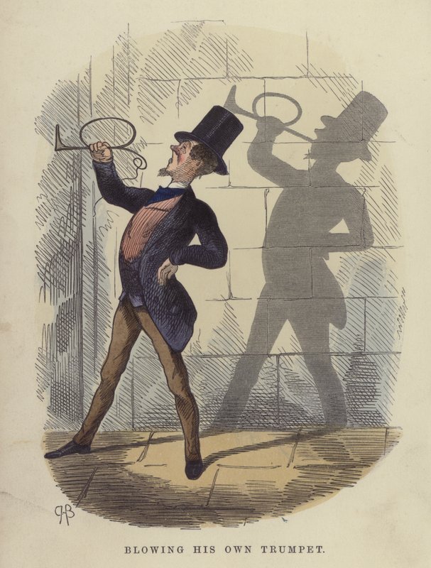 Blåser sin egen trumpet av Charles Henry Bennett