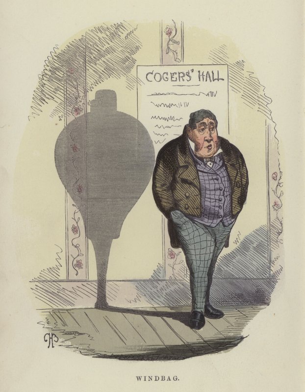 Vindsäck (färgad gravyr) av Charles Henry Bennett