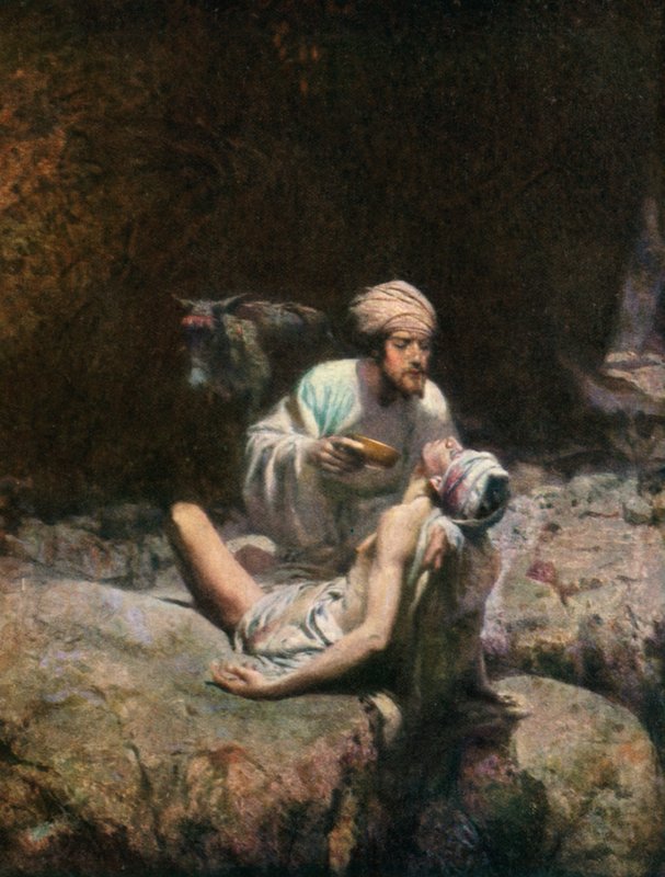 Den barmhärtige samariten av Charles Herbert Moore