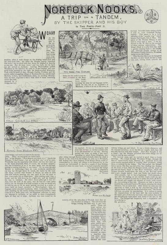 Norfolk Nooks (gravyr) av Charles J. (after) Staniland