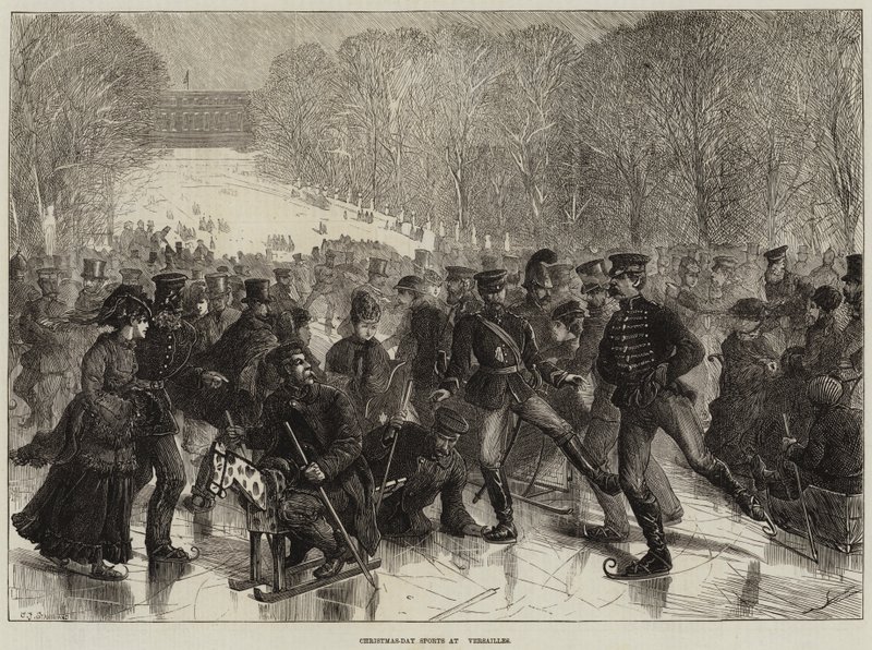 Juldagsidrott i Versailles av Charles J. Staniland