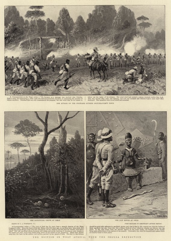 Britterna i Västafrika, med Ibouza-expeditionen av Charles J. Staniland