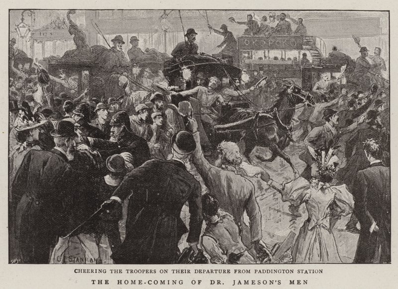 Hemkomsten av Dr Jamesons män av Charles J. Staniland