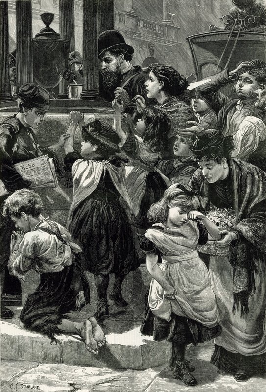 The London Water Supply - En skiss på en kvav dag av Charles J. Staniland