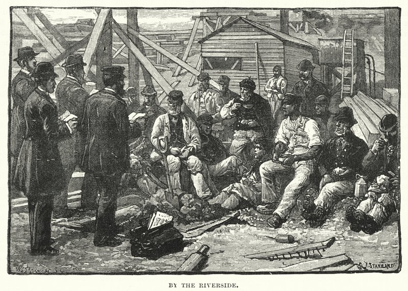 Vid floden av after Charles J. Staniland