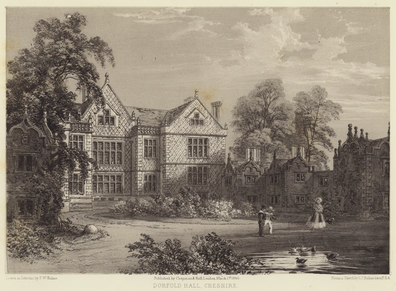 Dorfold Hall, Cheshire av Charles James Richardson