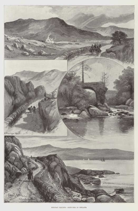 Semesterparadis, skisser på Irland av Charles John de Lacy