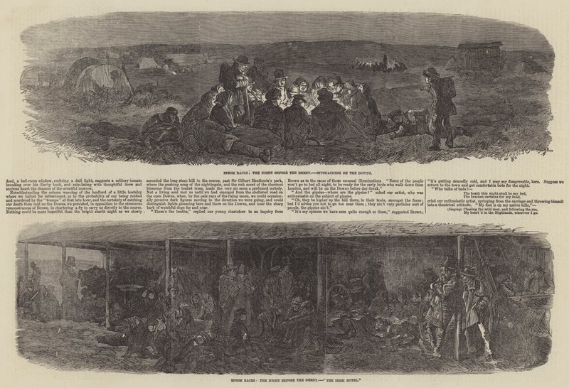 Epsom Races av Charles Keene