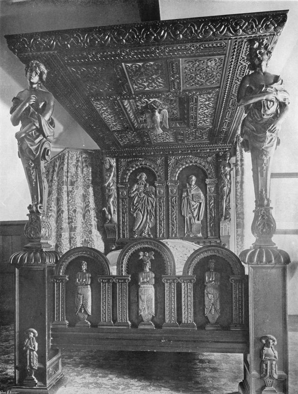 Bedstead Tidigare i Great Tangley, Surrey av Charles Latham