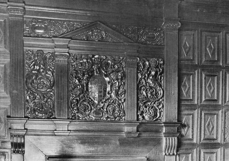 Skorstensstycke, Boynton Room, datum 1575 av Charles Latham