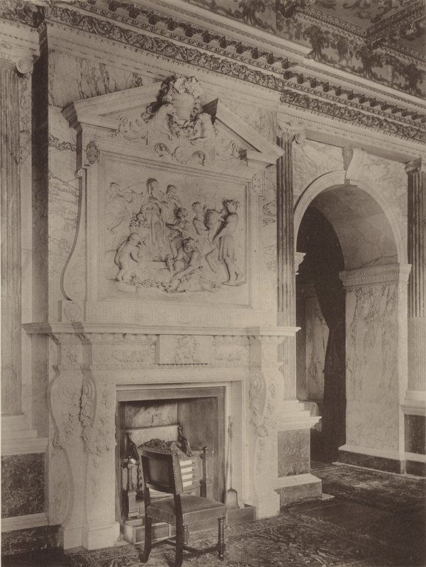 Houghton, Norfolk, Dining Room Chimney Piece  av Charles Latham