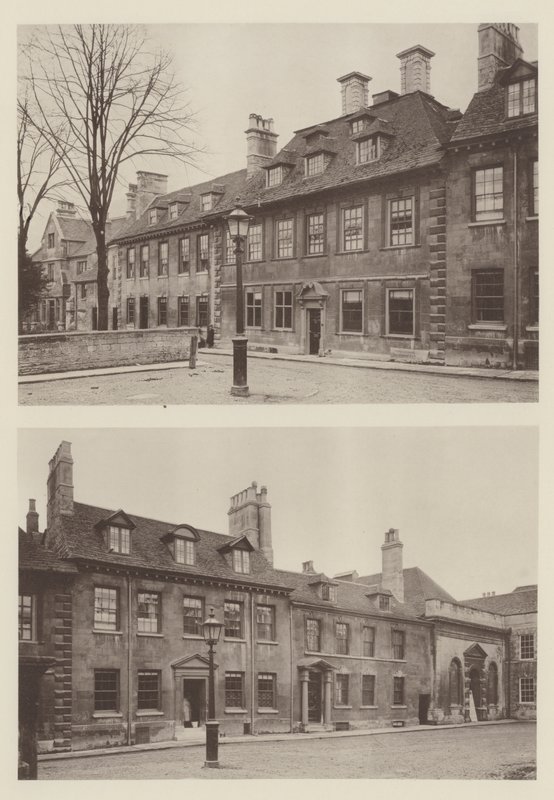 Houses near St Georges Church, Stamford  av Charles Latham