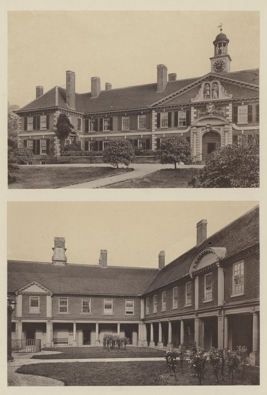 Morden College, Blackheath, Kent, Entrance and Portion of Court  av Charles Latham
