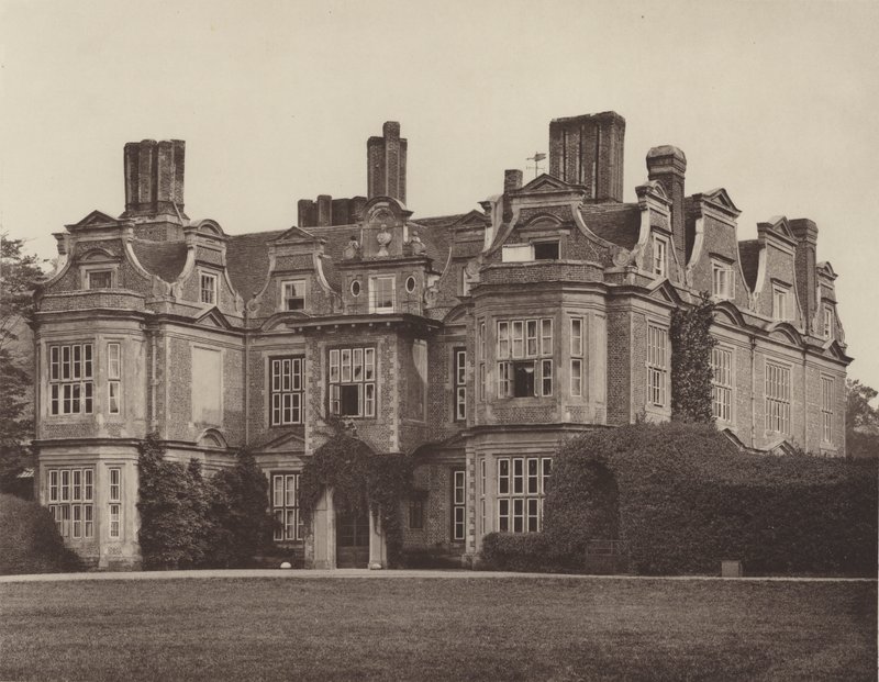 Swateley Hall, Uxbridge, the Entrance Front  av Charles Latham