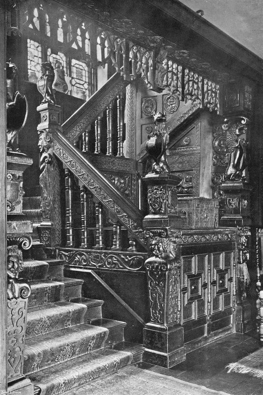 Den snidade trappan, 1628 av Charles Latham