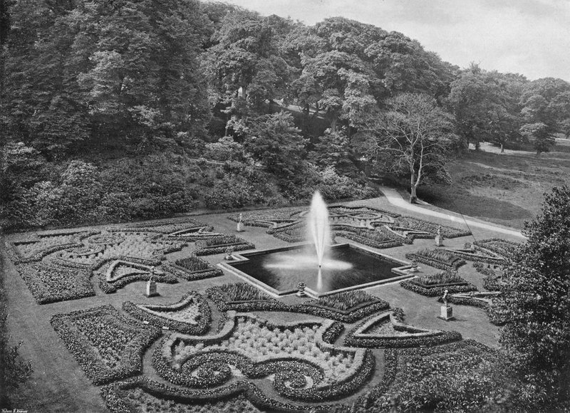 The Fountain Garden (s/v foto) av Charles Latham