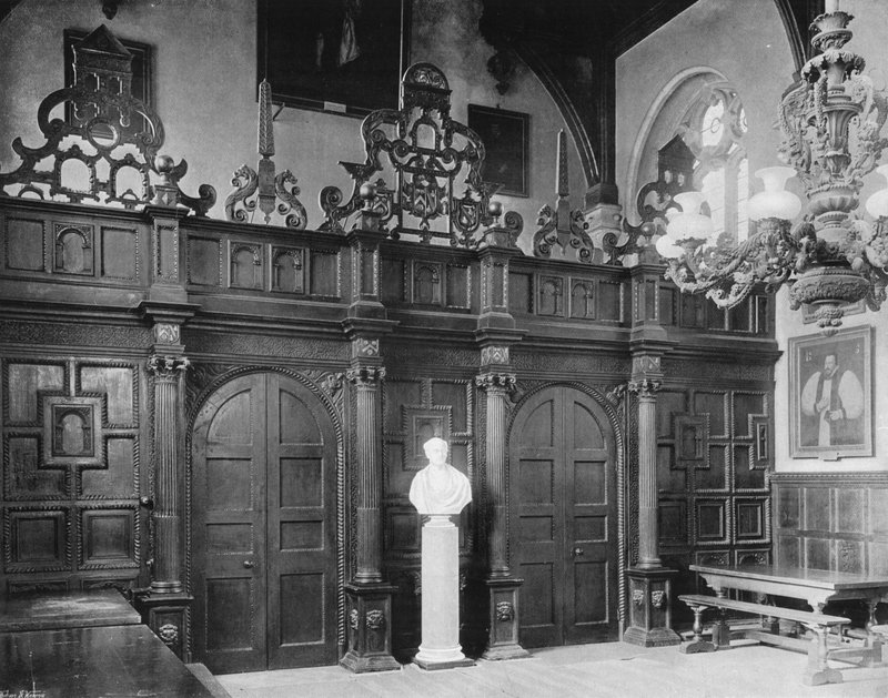 The Hall Screen på Wadham College, Oxford av Charles Latham