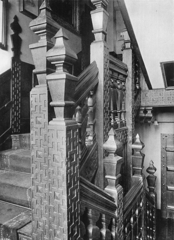 The Oak Stairway (s/v foto) av Charles Latham
