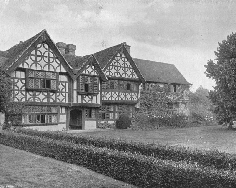 Den gamla herrgården och mullbärsträdet av Charles Latham