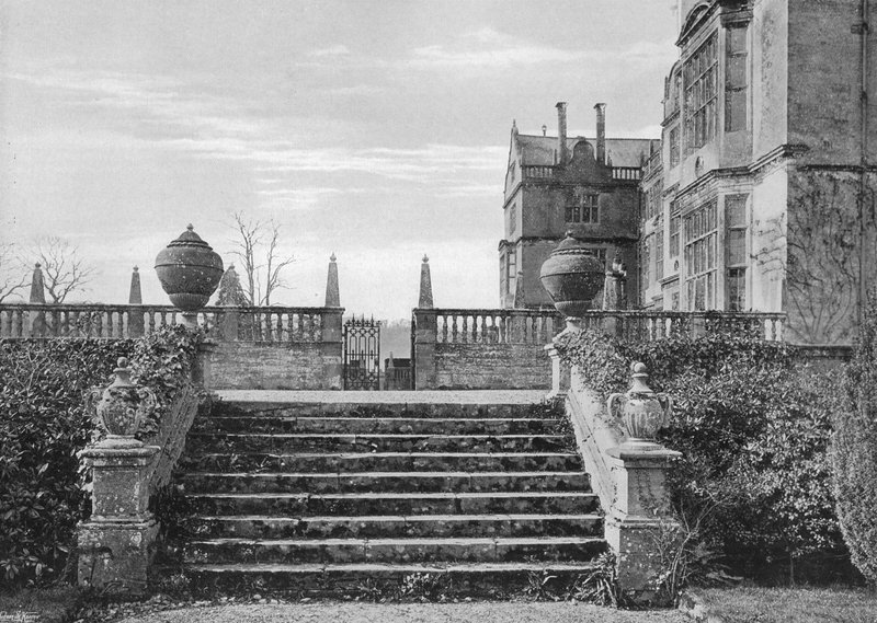 Terrasstrappan från Sunk Privy Garden av Charles Latham
