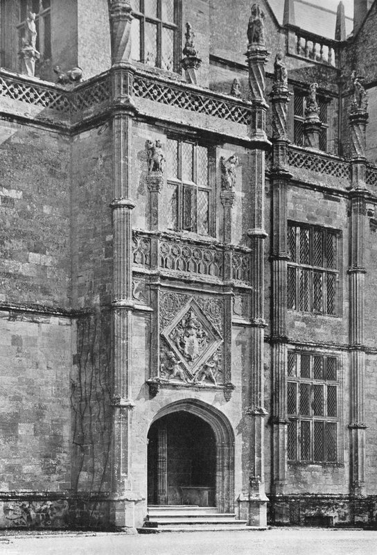 The West Porch and Screen från Clifton Maubank av Charles Latham