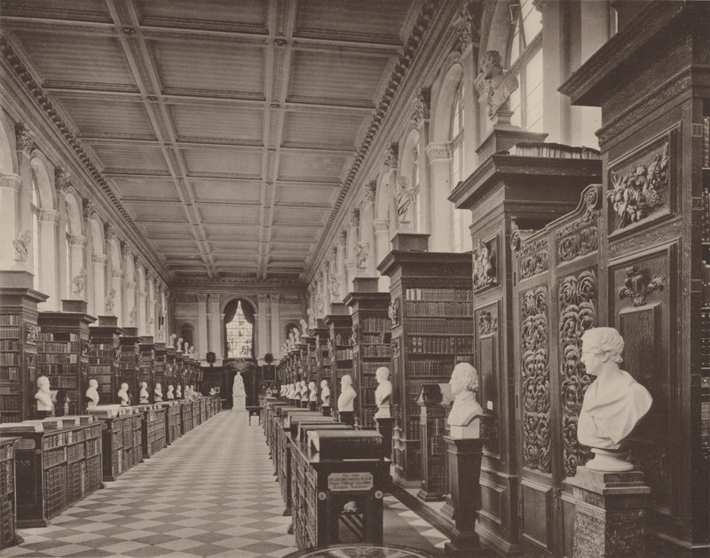 Trinity College, Cambridge, the Library  av Charles Latham