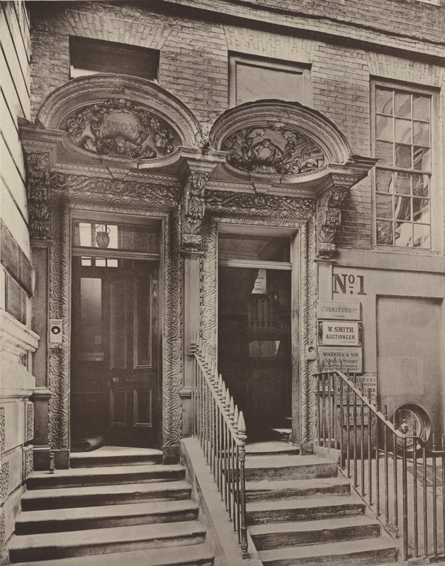 Two Doorways, Laurence Pountney Hill, East Central  av Charles Latham