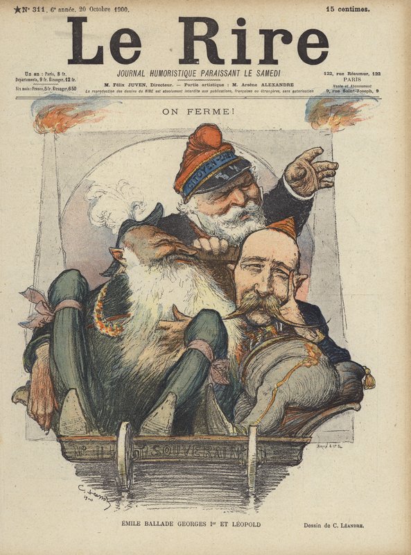 Illustration för Le Rire av Charles Leandre