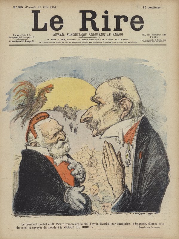 Illustration för Le Rire av Charles Leandre