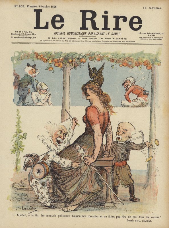 Illustration för Le Rire av Charles Leandre