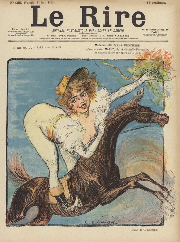 Illustration för Le Rire av Charles Leandre