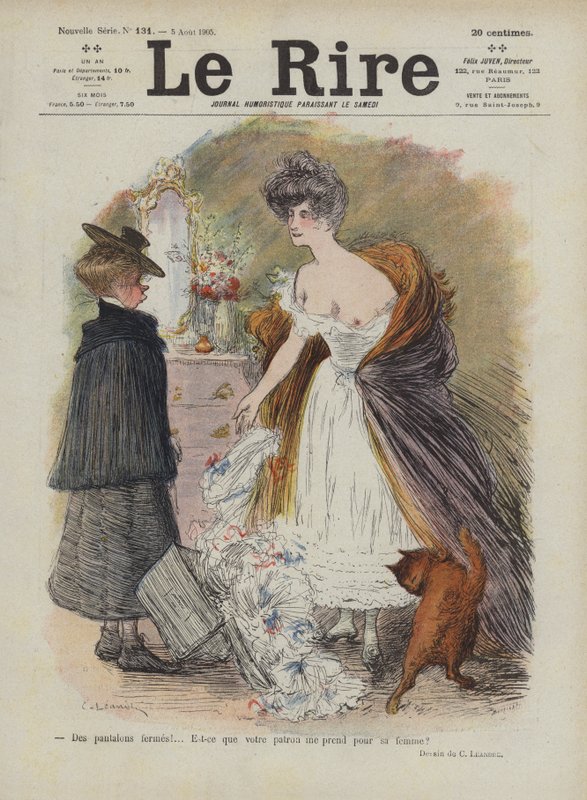 Illustration för Le Rire av Charles Leandre