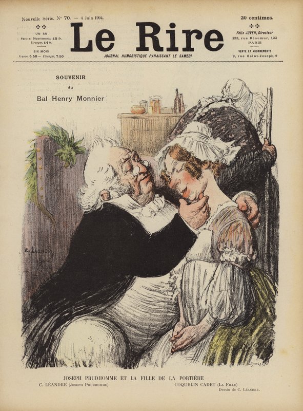 Illustration för Le Rire av Charles Leandre