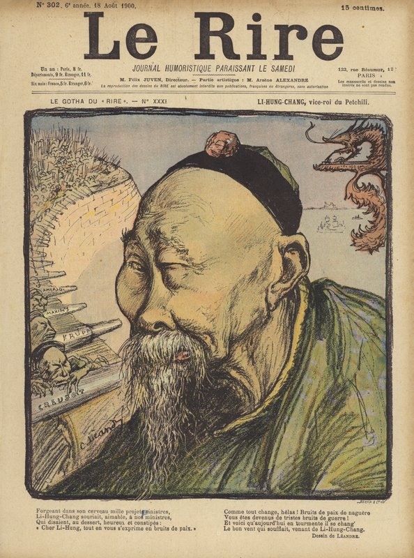 Li Hung Chang, Illustration för Le Rire av Charles Leandre