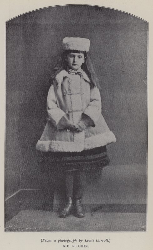Xie Kitchin (svart/vitt foto) av Charles Lutwidge Dodgson