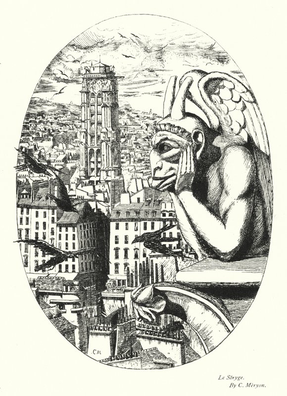 Och Stryge (medlemmar) av Charles Meryon