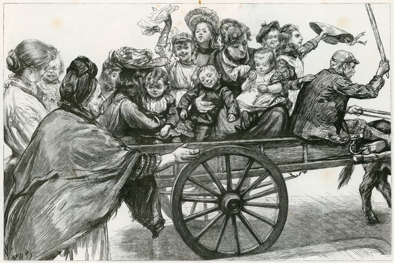 Iväg till Epping Forest: A Study of a Coster and a Family Party on Whitmonday av Charles Paul Renouard