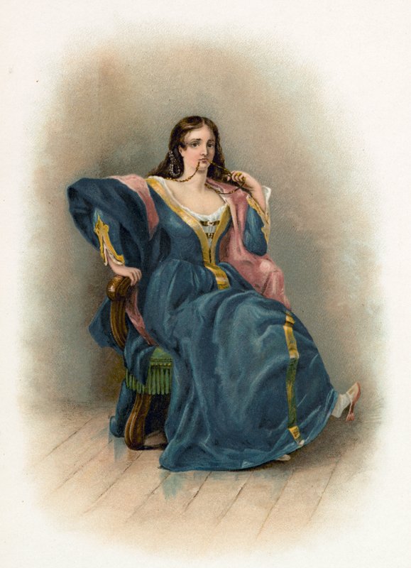 Katharina från The Taming of the Shrew av Charles Robert Leslie