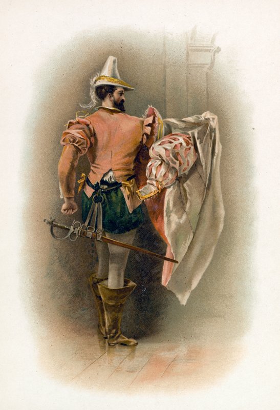 Petruchio från The Taming of the Shrew av Charles Robert Leslie
