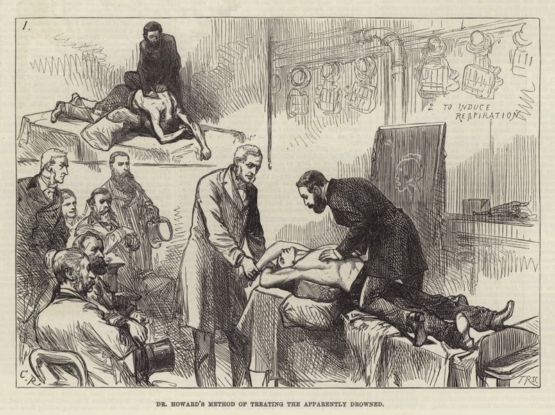 Dr Howards metod för att behandla de som verkar ha drunknat av Sir John Charles Robinson