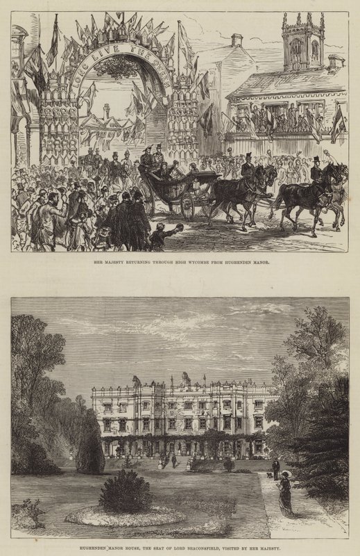Hennes Majestäts besök i Hughenden av Sir John Charles Robinson