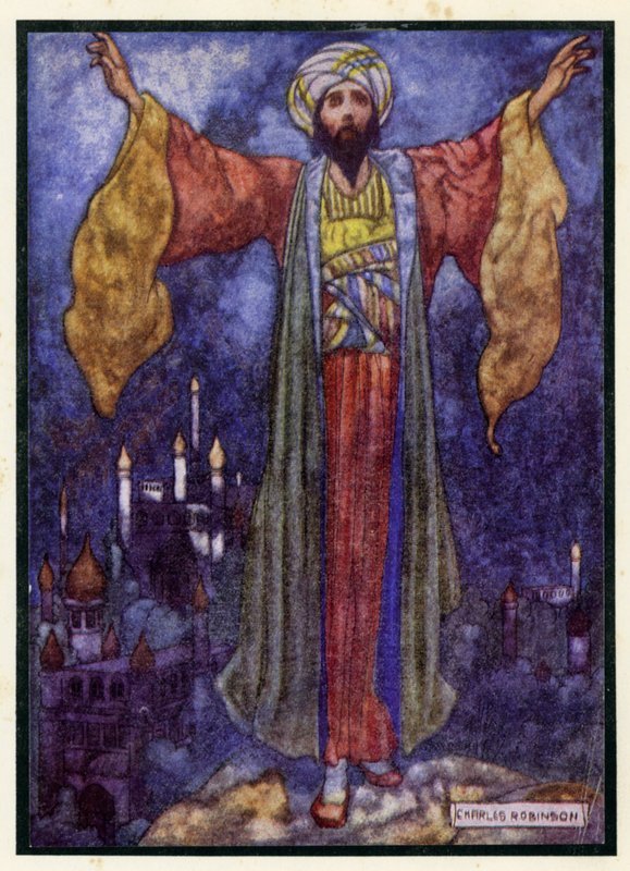 Illustration för Rubaiyat av Omar Khayyam av Charles Robinson