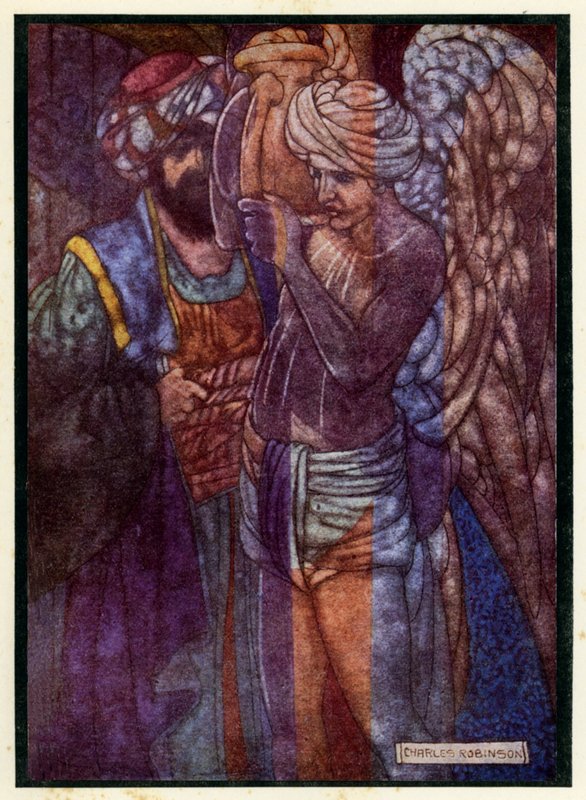 Illustration för Rubaiyat av Omar Khayyam av Charles Robinson