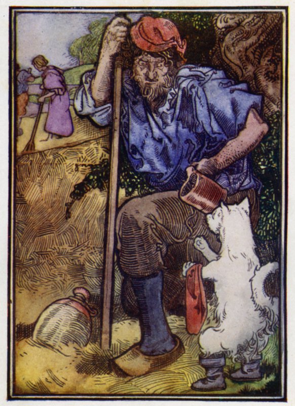 Master Cat (färg litho) av Charles Robinson